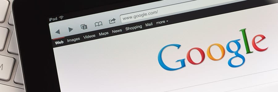 Google search engine home