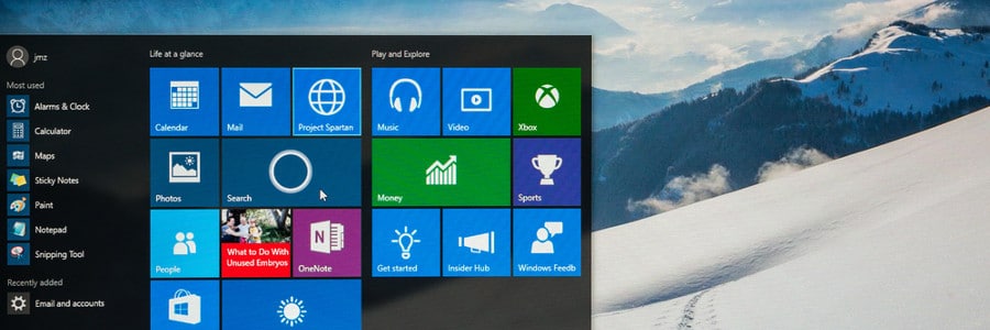 Explore tab on Windows 10