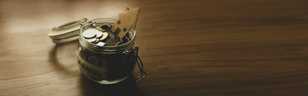 Home savings in a jar