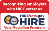 HIREVets.gov HIRE Vets Medallion Program - Recognizing employers who HIRE veterans - version 6