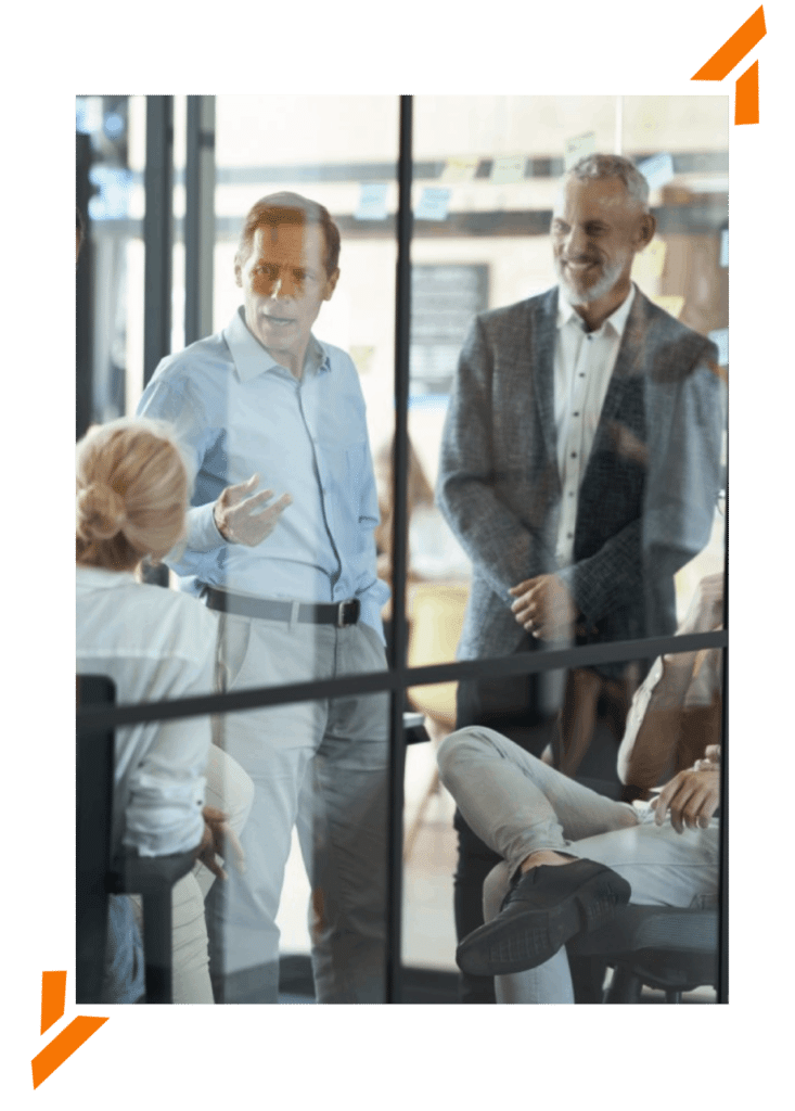 IT specialists in a meeting