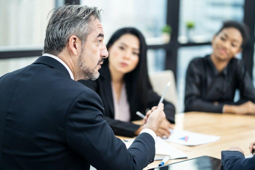 MSP provider talking with potential clients